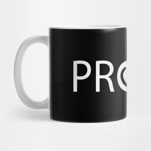 Proud artistic text design Mug